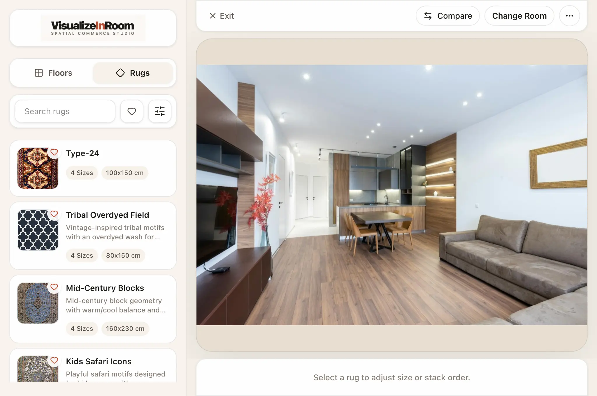 Catalog view